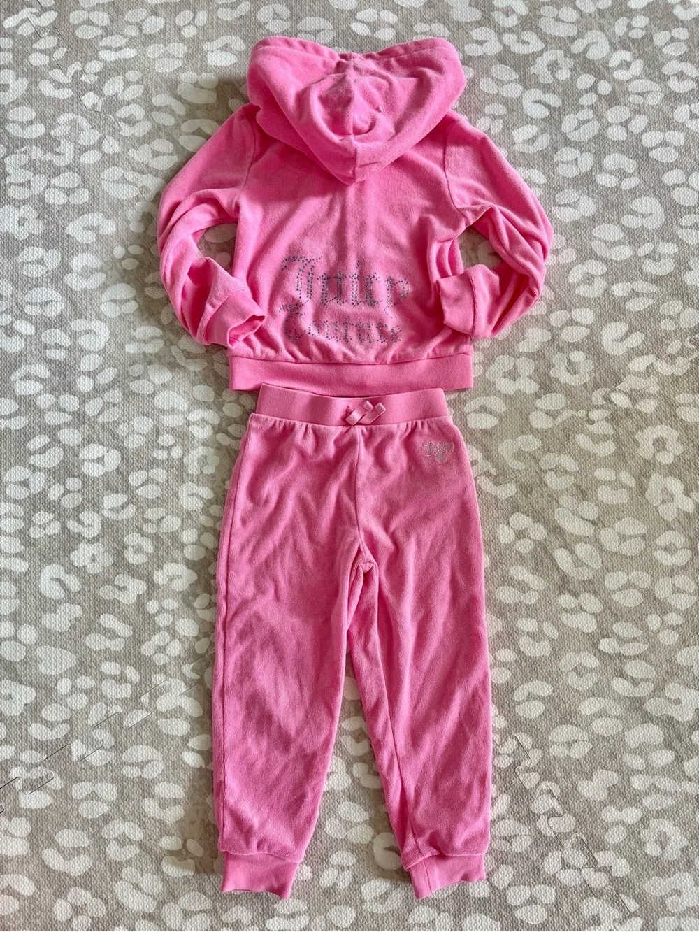 Juicy Couture 3T girls terry cloth track suit